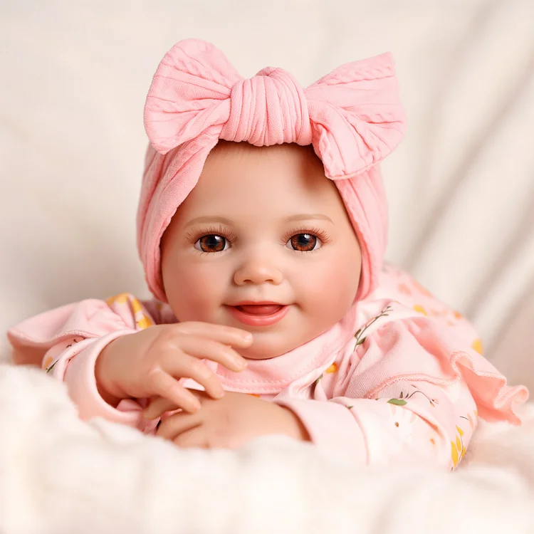 Babeside Smiling Reborn Baby Sunny 17'' Little Infant Girl Healing the Heart