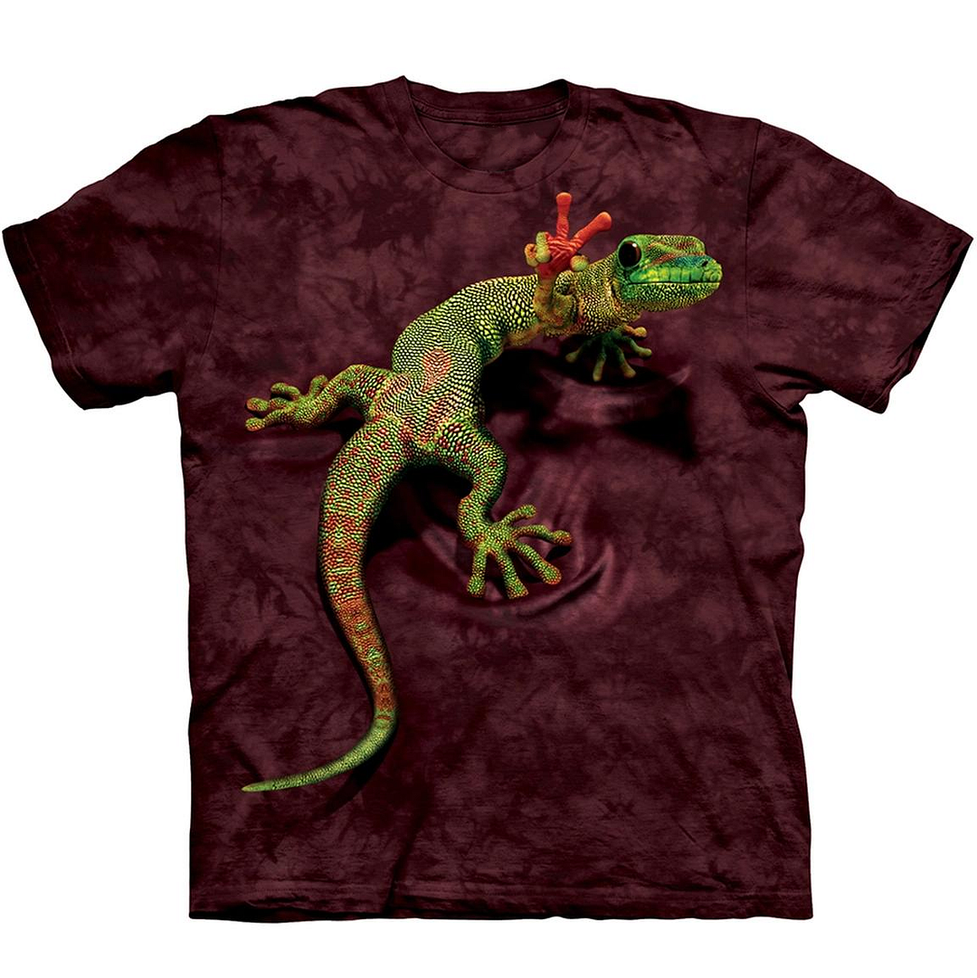 Peace Out Gecko Classic Cotton T-Shirt