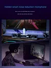 Desktop Speaker Computer Bluetooth V5.4 Home Audio Gaming Game Desktop Subwoofer