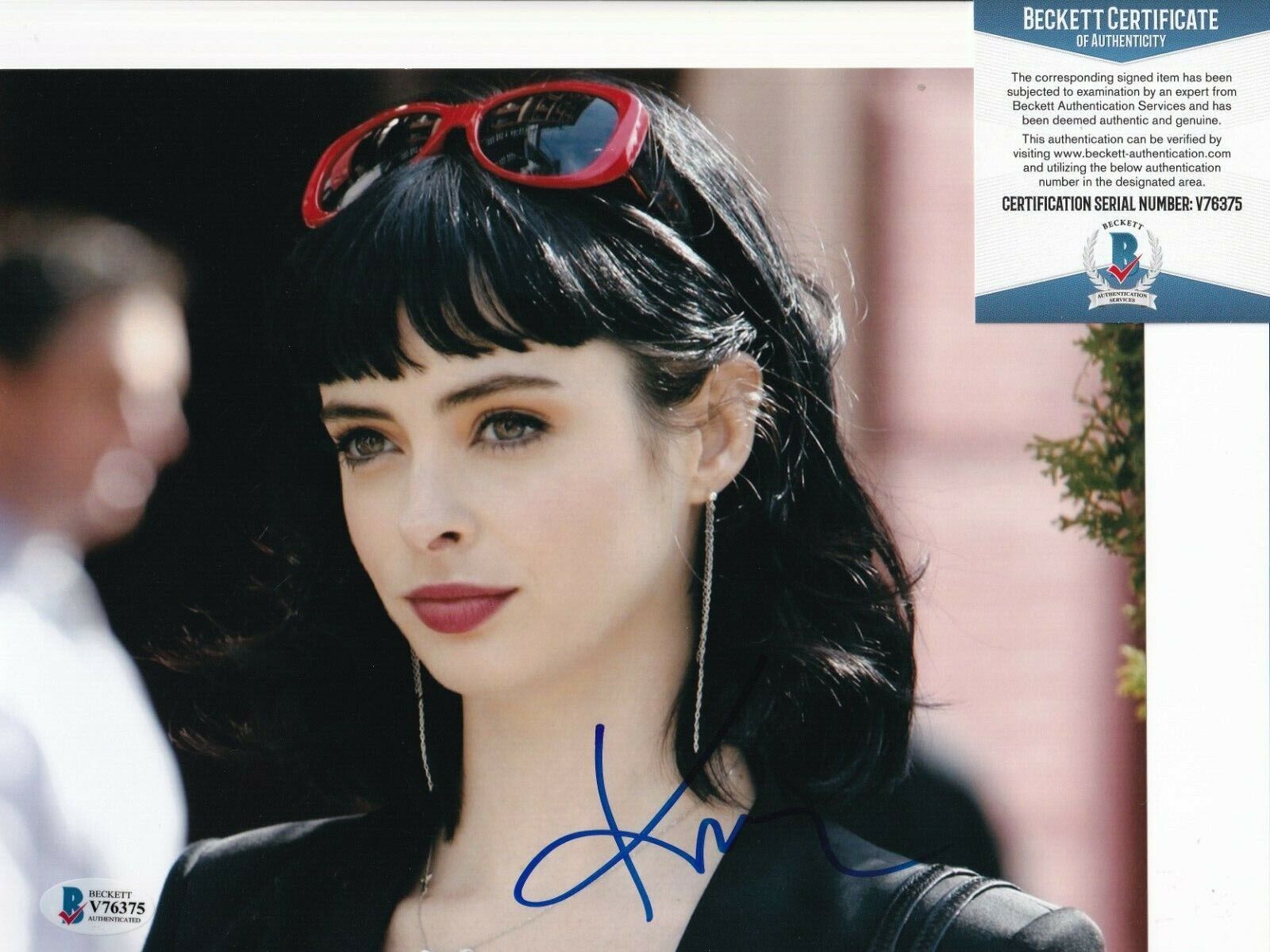 KRYSTEN RITTER signed (BREAKING BAD) Jane SEXY 8X10 Photo Poster painting BECKETT BAS V76375