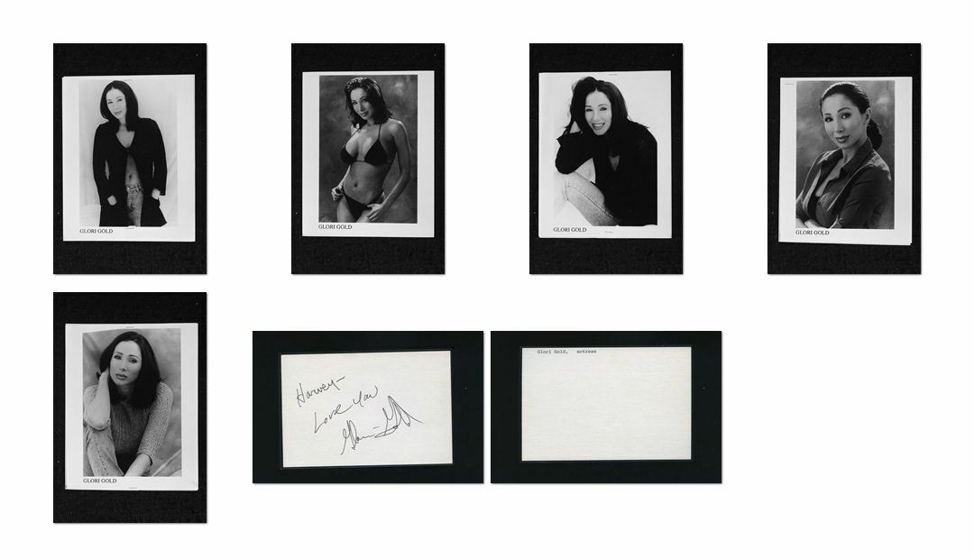 Glori Gold - Signed Autograph and Headshot Photo Poster painting set - Erotic Confessions