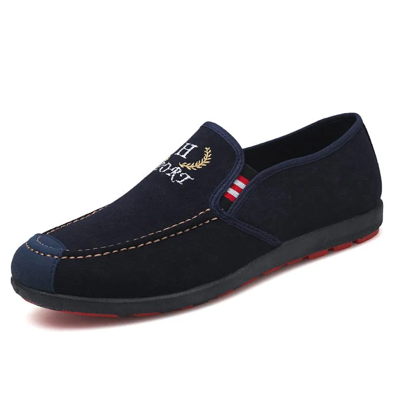 New Men's Loafers Comfortable Flats Casual Shoes Summer Men Breathable Slip-On Soft Genuine Leather Male Driving Shoes Moccasins