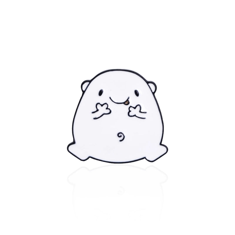 Cute Bear Panda Cat Alloy Women’s Brooches