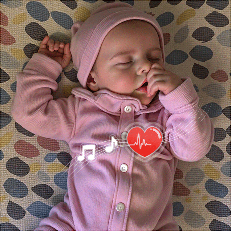 17'' Realistic Lifelike Marilla Silicone Vinyl Newborn Reborn Baby Doll Girl with Hand-painted Hair Eyes Closed By Dollreborns®