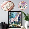 Diamond Painting-DIY Special Shaped Drill Pearl Painting Unicorn(30x40cm)