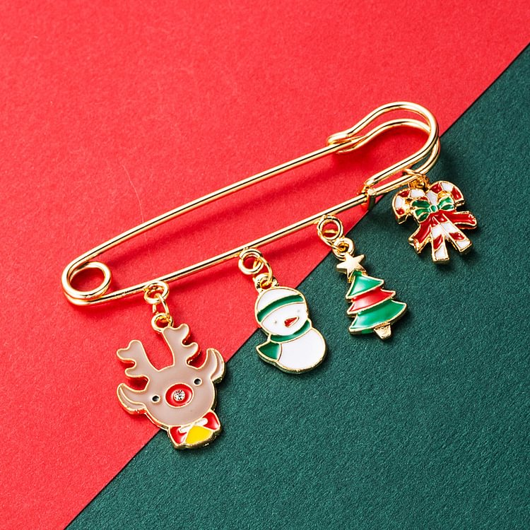 Christmas series pendant brooch fashion Christmas accessories-luchamp:luchamp