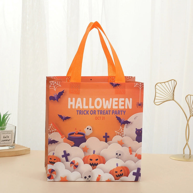 Halloween Minimalist Classic Style Pumpkin Letter Nonwoven Party Festival Gift Wrapping Supplies