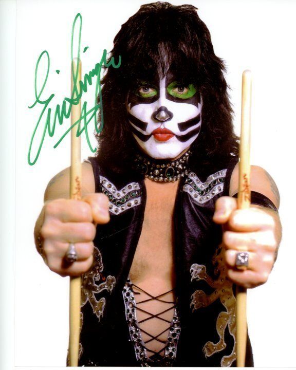 ERIC SINGER signed autographed 8x10 KISS DRUMMER Photo Poster painting