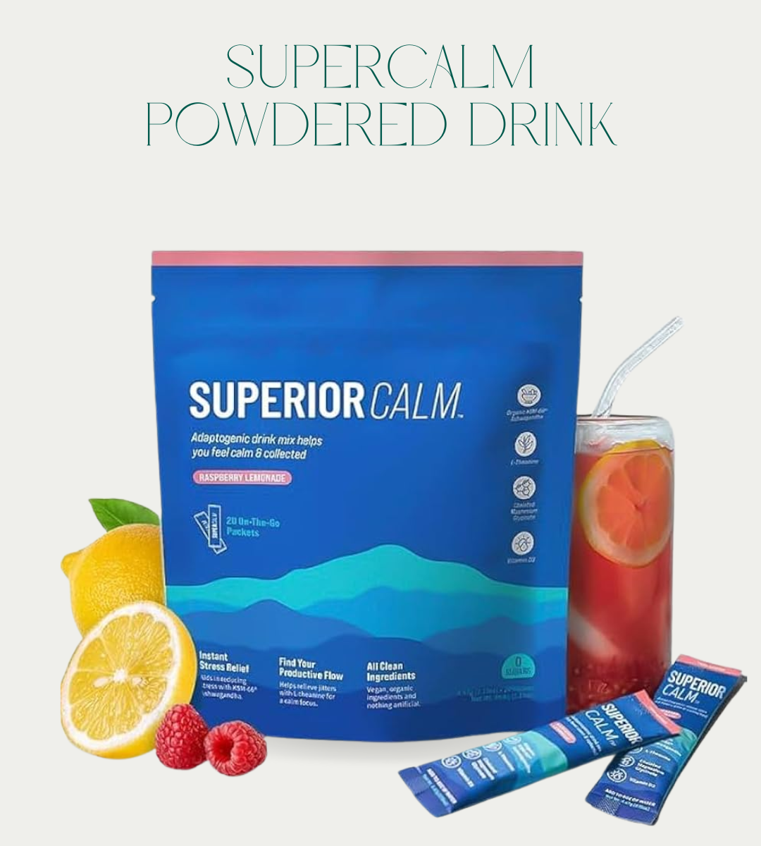 Supercalm Powdered Drink: Instant Calming for Mind & Body
