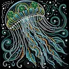 Diamond Painting-DIY Crystal Rhinestone Jellyfish