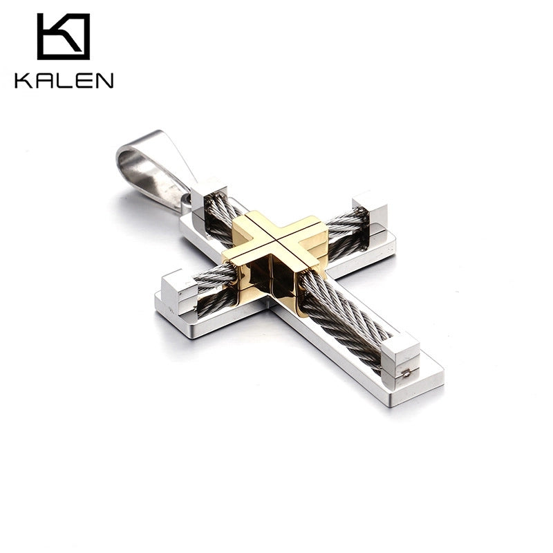 1 Piece Titanium Steel Plating Pendant