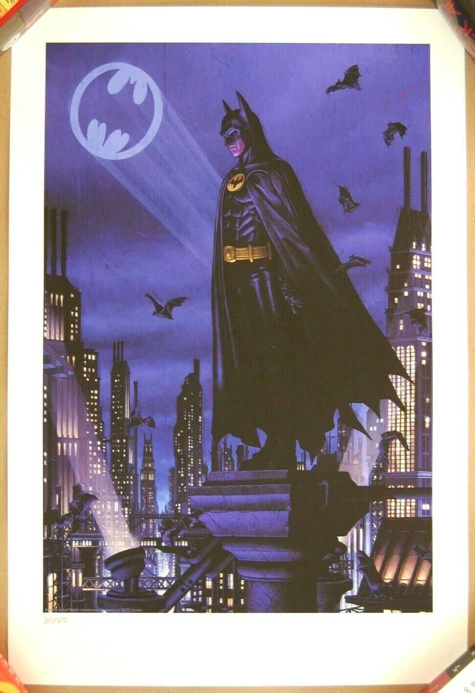 RORY KURTZ - BATMAN 1989 Limited Edition Poster /350 Tim Burton Michael Keaton