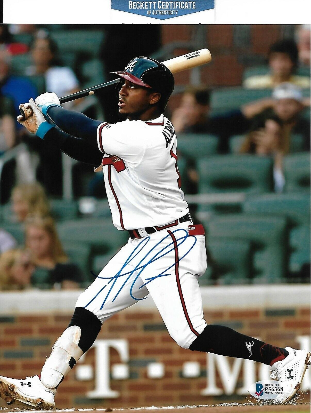 OZZIE ALBIES signed autographed ATLANTA BRAVES 8X10 Photo Poster painting ALL STAR w COA BECKETT