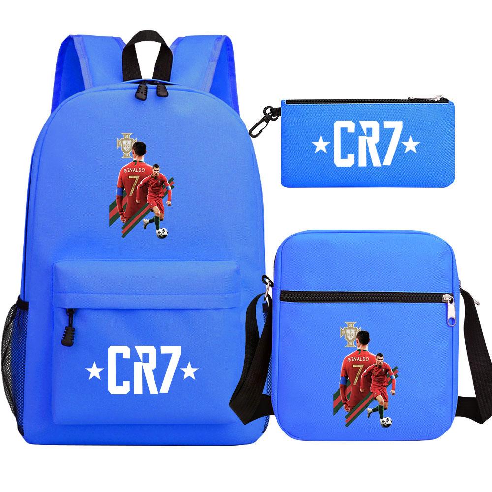Mayoulove Cristiano Ronaldo Backpack Large Capacity Lightweight For School Use-Mayoulove