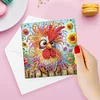 8Pcs humorvolle Vogel - 5d DIY Handwerk Grußkarte