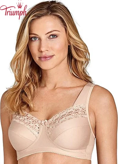 Triumph - (3db) Női vezeték nélküli pamut melltartó