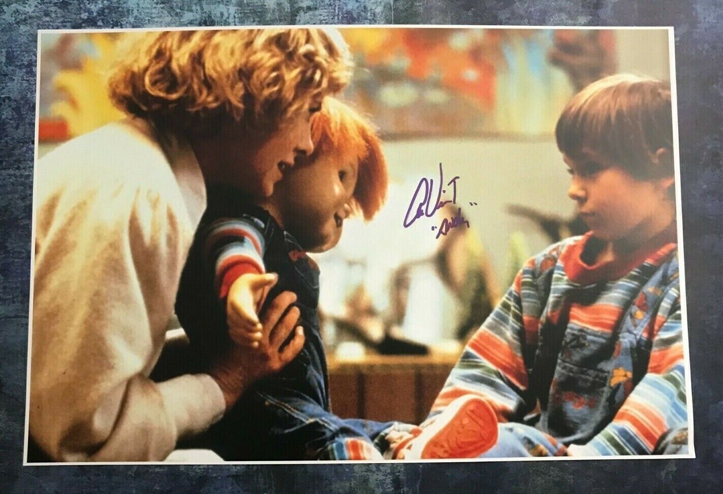 GFA Child's Play Movie Andy * ALEX VINCENT * Signed 12x18 Photo Poster painting PROOF A13 COA