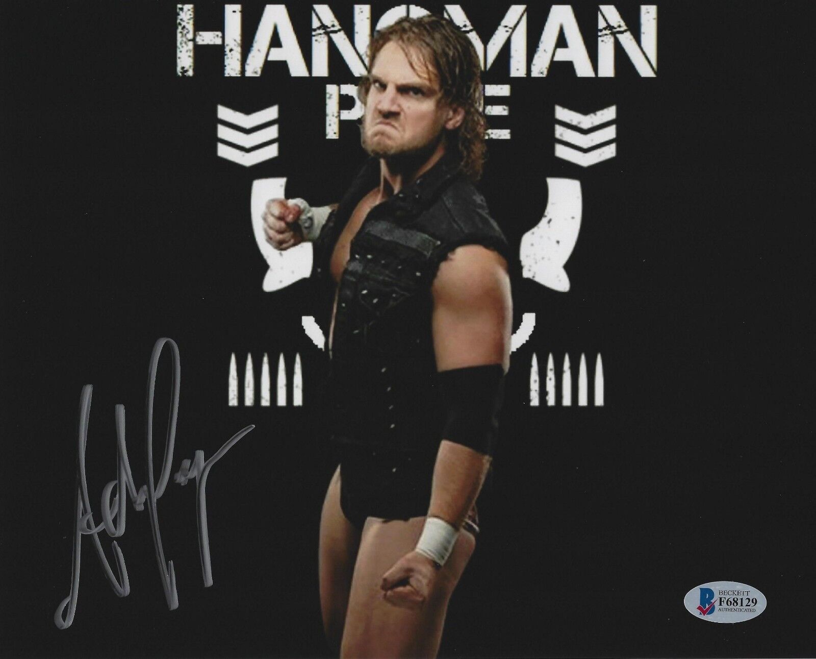 Adam Page Signed 8x10 Photo Poster painting BAS COA New Japan Pro Wrestling Bullet Club Auto'd 7