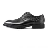 Mens Brown Casual Derby Dress Shoes