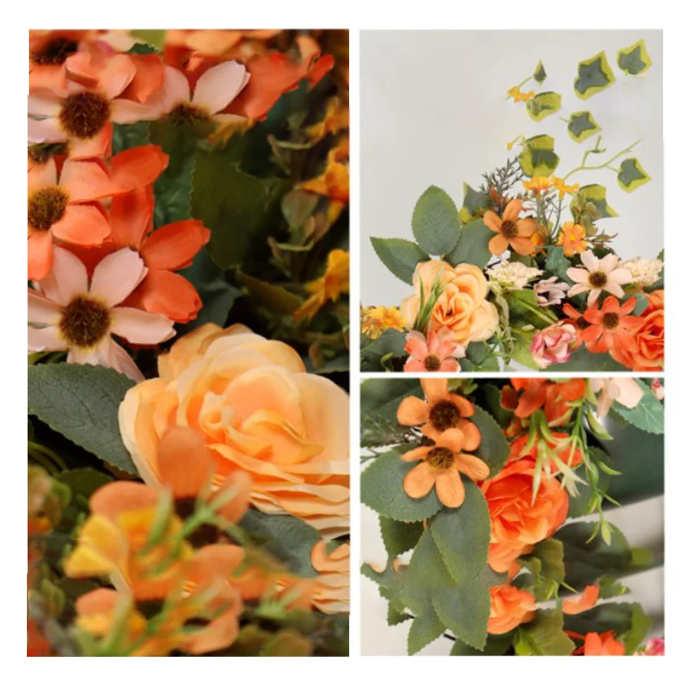 Simulation small wild chrysanthemum and peony flower festival props decoration