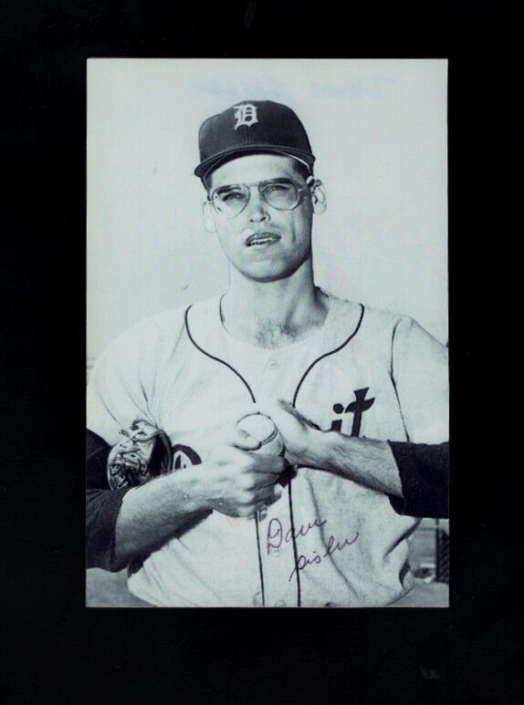 1959-60 DAVE SISLER-DETROIT TIGERS AUTOGRAPHED PC SIZED Photo Poster painting-(d.2011)