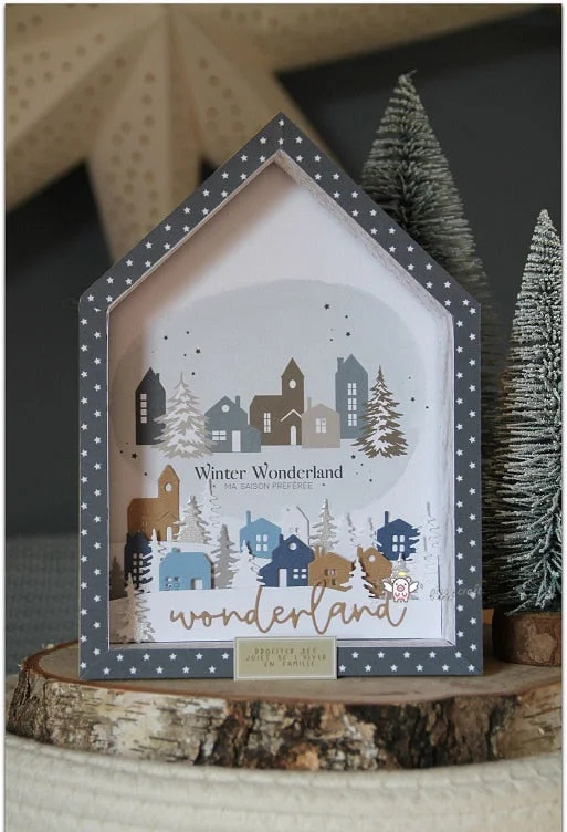 Piggy Craft metal cutting dies cut die mold House letter decoration Scrapbook paper craft knife mould blade punch stencils dies