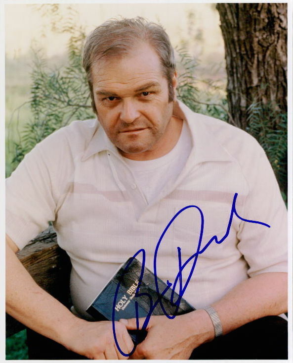 Brian Dennehy in-person signed 8x10 Photo Poster painting