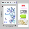50 Pages A5 DIY Special Shaped Diamond Painting Diary Notebook Kit(Classic Butterfly)