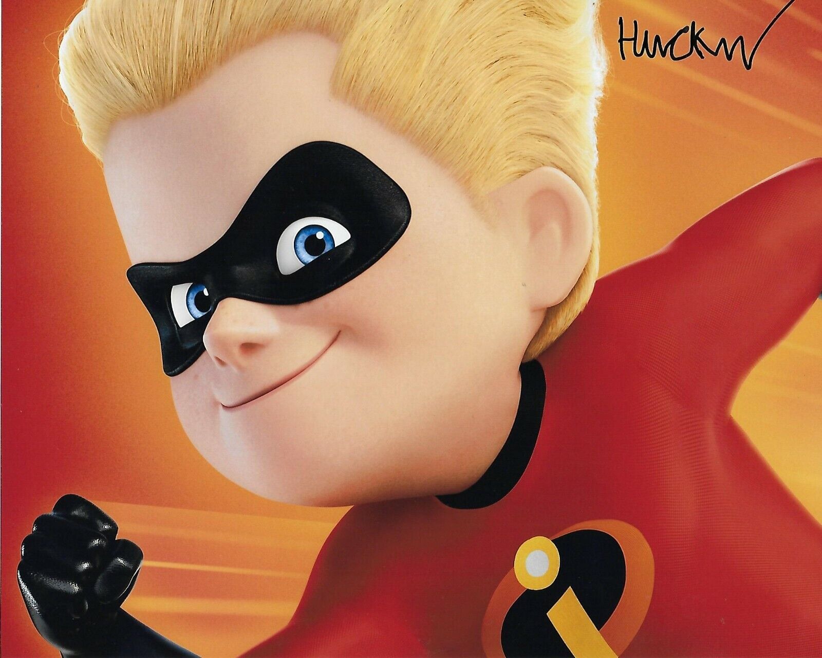 Huck Milner The Incredibles Original Autographed 8X10 Photo Poster painting