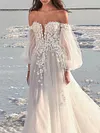 Gauze Crochet Off-The-Shoulder Maxi Dress