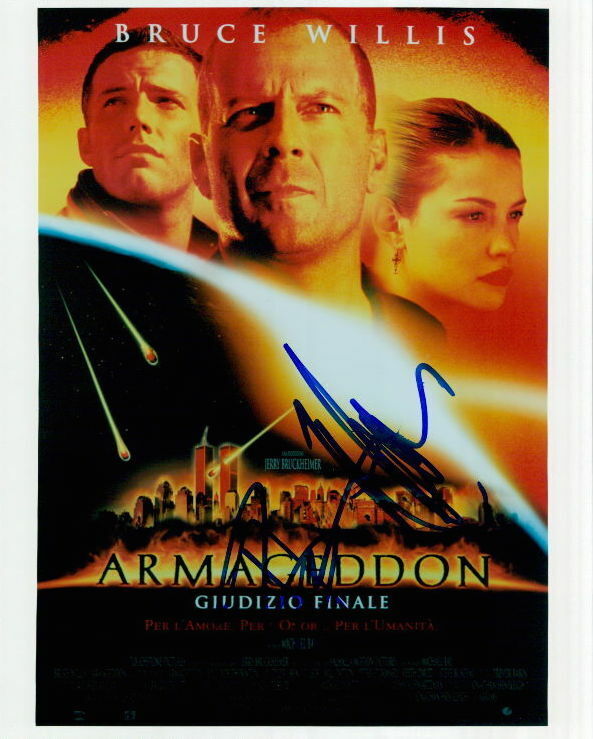 Bruce Willis (Armageddon) signed in-person 8x10 Photo Poster painting