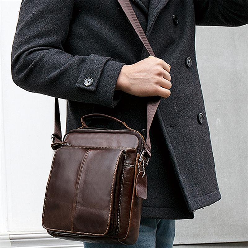 High Quality Top Layer Leather Handbag Multifunctional Crossbody Bag