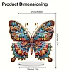 5D DIY Special Shape Diamond Painting Desk Ornament Butterfly Decor Kit