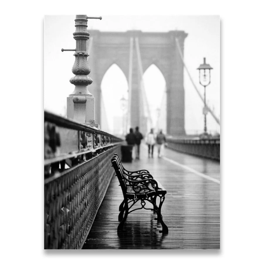 Paris Landscape Wall Art Canvas Painting Nordic Posters And Prints Black White Retro Poster Wall Pictures For Living Room Decor