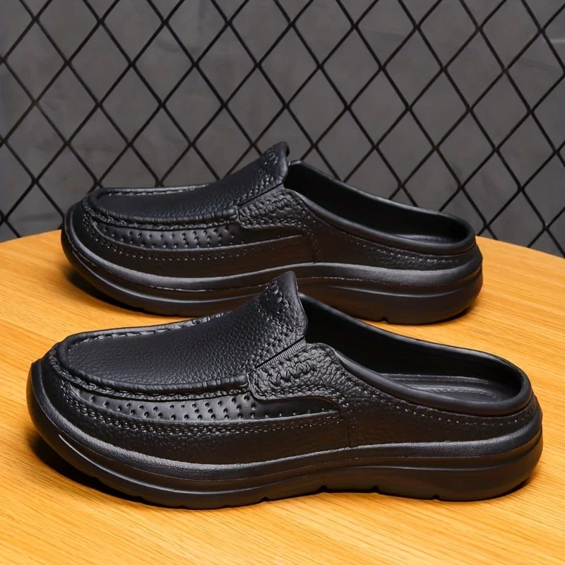 Men's Slip-On Mules - Wear-resistant Non-Slip Comfy Casual Shoes
