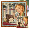 Retro Billboard-11CT Stamped Cross Stitch 40*40cm/15.75*15.75in tapestrymarket