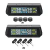 Solar/USB Powered Tire Pressure Monitor System with 4 Sensors for Trailers Cars
