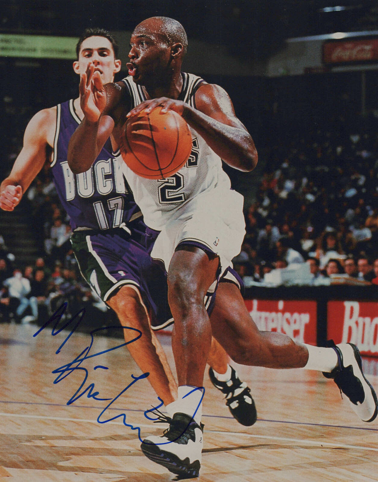 MITCH RICHMOND signed Autographed SACRAMENTO KINGS