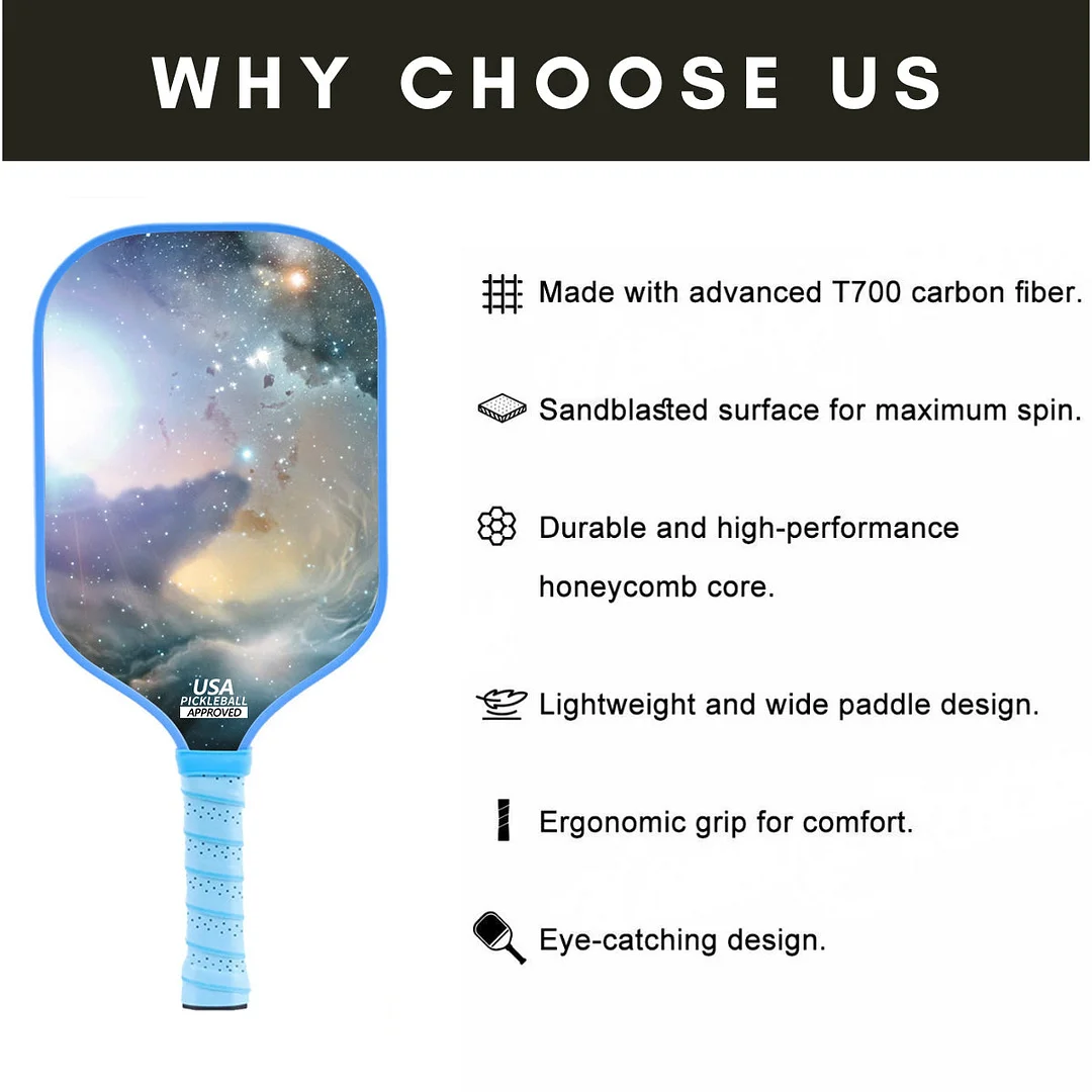 Original Paddle (16mm) T700 Sandblasted Carbon Fiber-Galaxy Grip