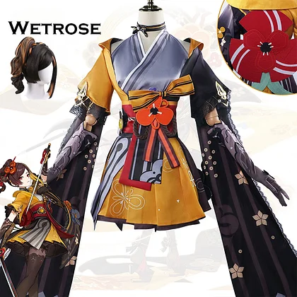 [Wetrose] Chiori R Version Genshin Impact Cosplay Costume Тиори Chioriya Boutique Tailor Kimono Wig Full Set