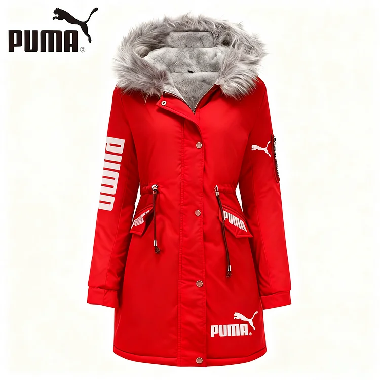 Ciepła i gruba damska kurtka PUMA&reg; z wełny jagnięcej