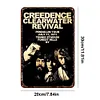 Creedence clearwater revival - Panneaux en &eacute;tain m&eacute;tallique(20*30cm/30*40cm) - Musique