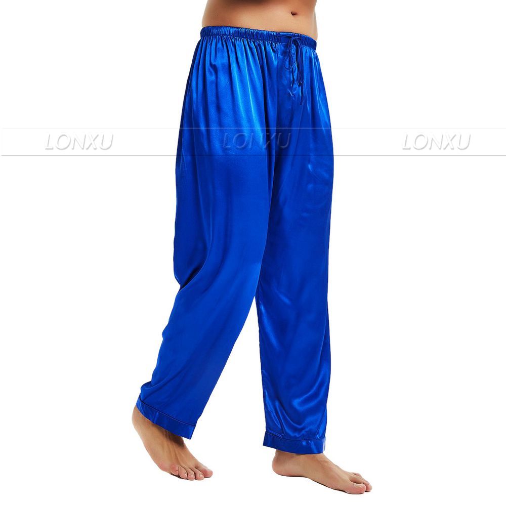 Optimumdriver Mens Silk Satin Pajamas Pyjamas Pants Lounge Pants  Sleep Bottoms Free p&p S M L XL 2XL 3XL 4XL Plus