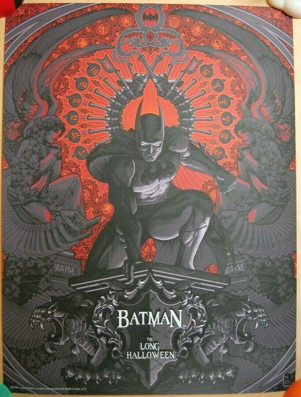 JOHN GUYDO - BATMAN THE LONG HALLOWEEN /90 Screen Print Poster