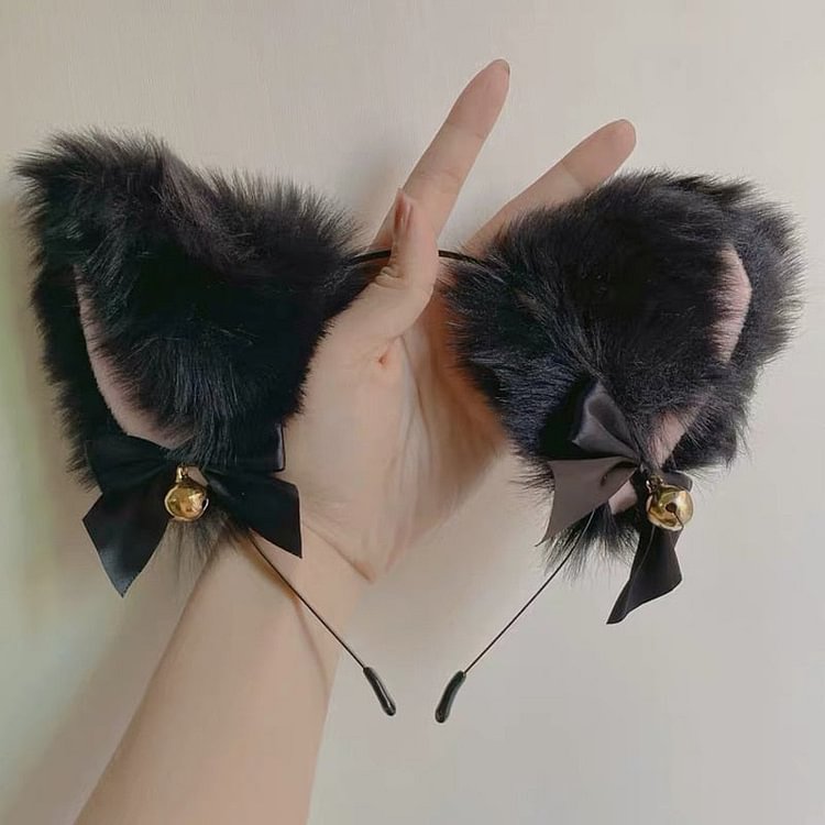 Luxurious Neko Bell Ear Headband - Gotamochi Kawaii Shop, Kawaii Clothes