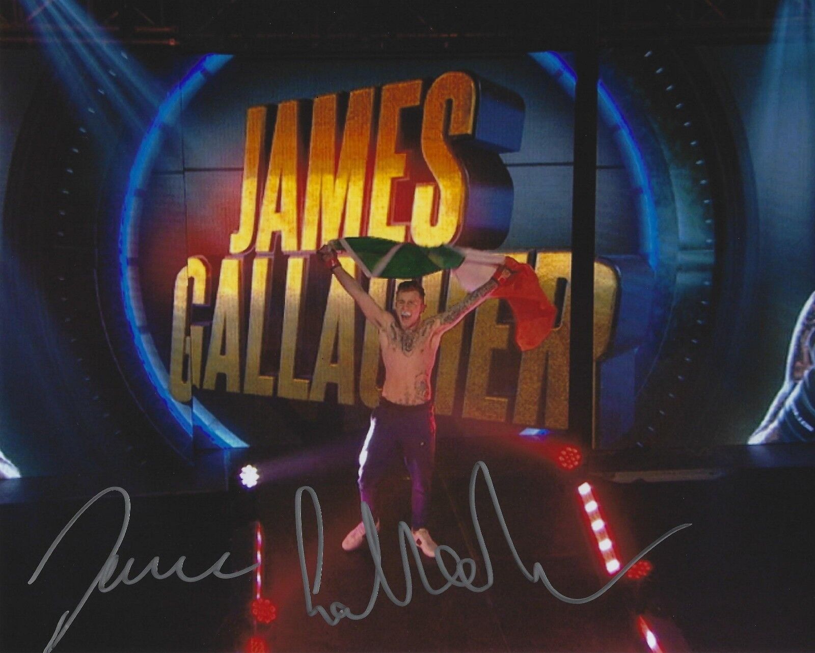 James Gallagher Signed 8x10 Photo Poster painting Bellator MMA Irish Ireland Picture Autograph 1