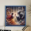 Disney Snow White And Evil Queen-14CT Stamped Cross Stitch 50*50cm/19.69*19.69in
