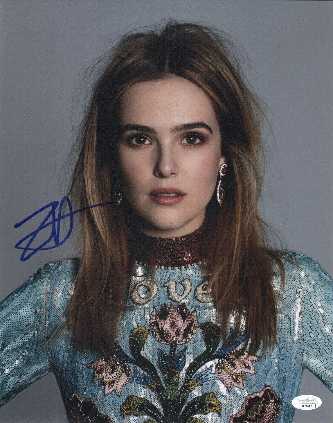 ZOEY DEUTCH Authentic Hand-Signed ZOMBIELAND~DOUBLE TAP