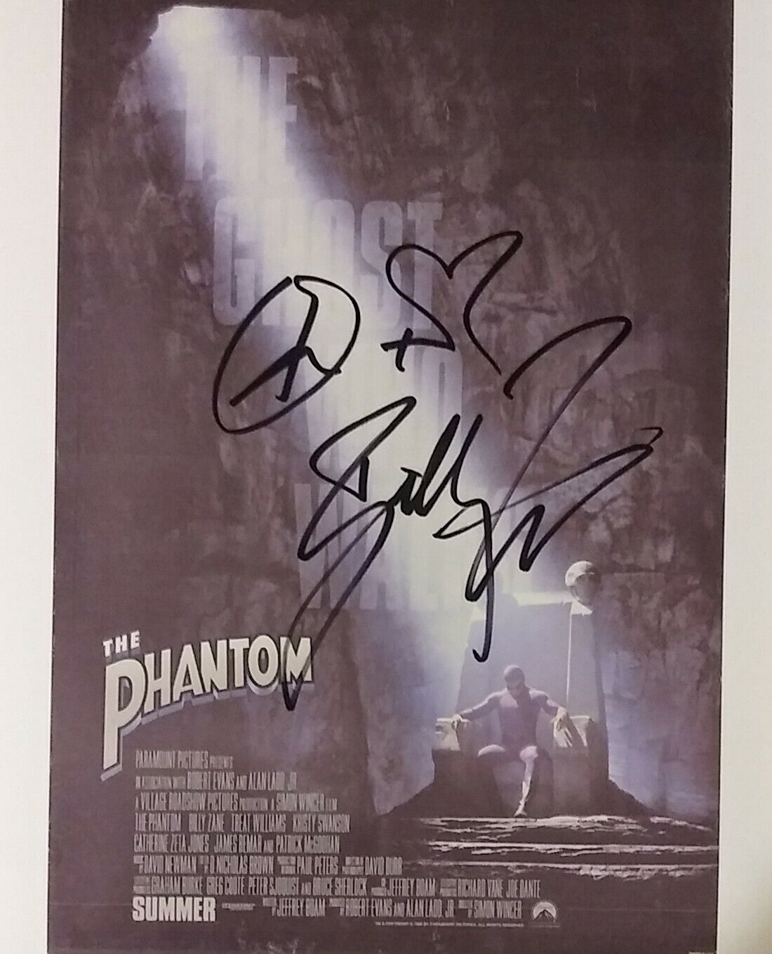 Billy Zane signed 8 x 10