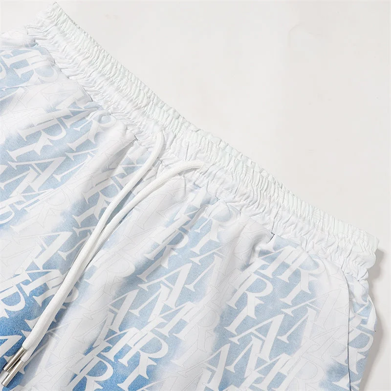 AMIRI 2023 new silk short-sleeved shirt